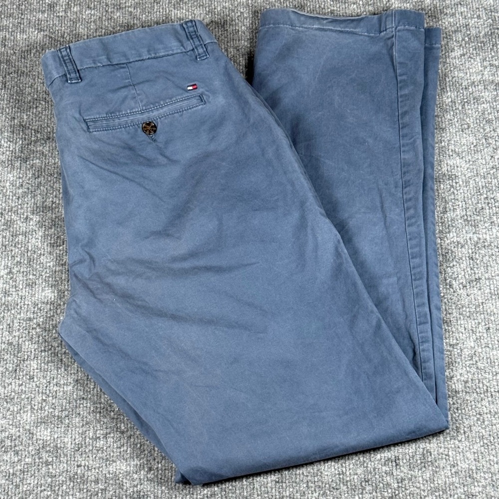 Tommy Hilfiger Custom Fit Chino Pants 34x34 measured 35x32.5 Workwear Coastal
